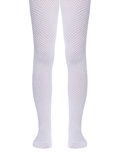#7С-80СП(269) - Miss Conte-Kids Openwork Cotton Tights For Girls 6yr.-8yr.