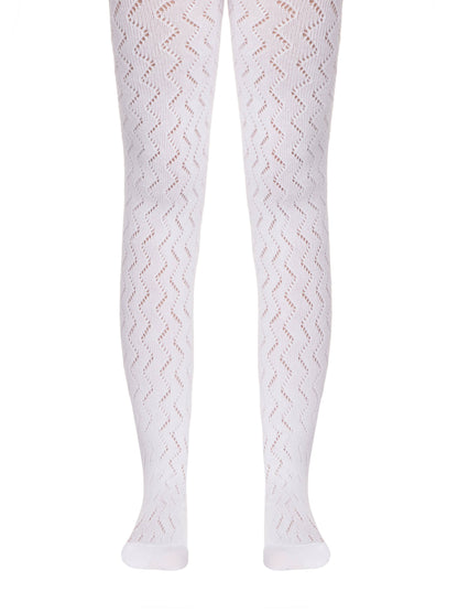 #7С-80СП(268) - Miss Conte-Kids Openwork Cotton Tights For Girls 2yr.-4yr.