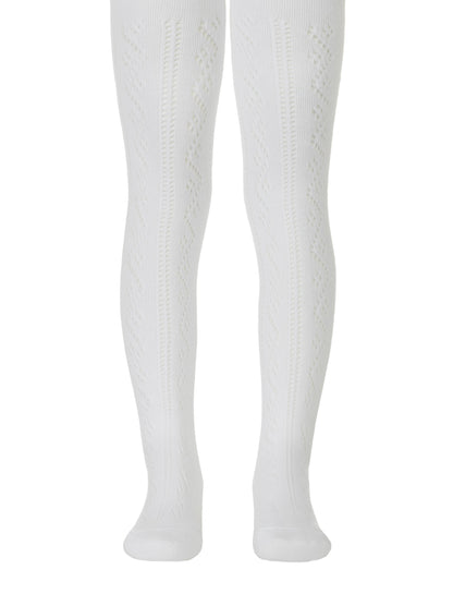 #7С-80СП(266) - Miss Conte-Kids Openwork Cotton Tights For Girls 0/12m.-12/24m.