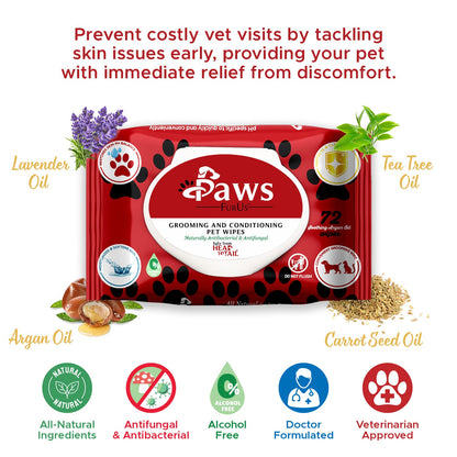 PawsFurUs® Pet Wipes
