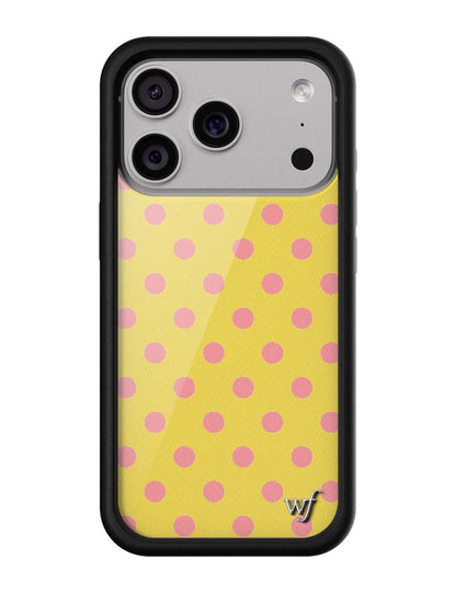 Polka Dot | Yellow and Pink iPhone Case