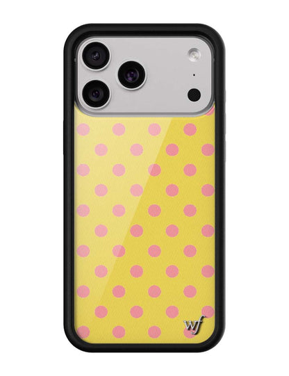 Polka Dot | Yellow and Pink iPhone Case