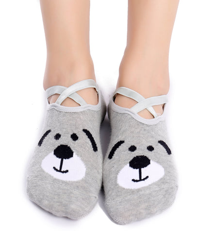 Non-Slip Women's Hospital Socks (Cartoon)