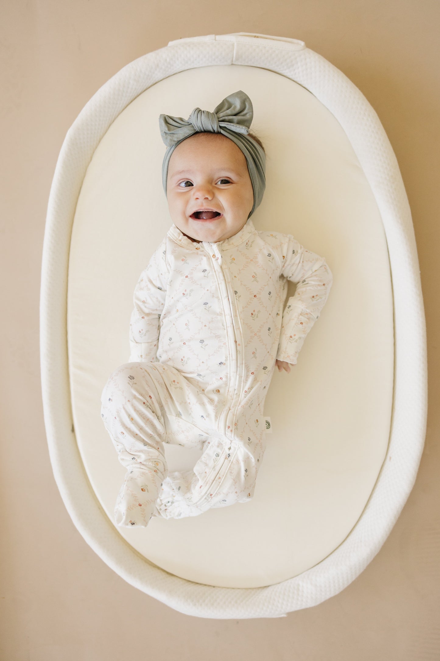 Vintage Blooms Bamboo Zippy Pajamas