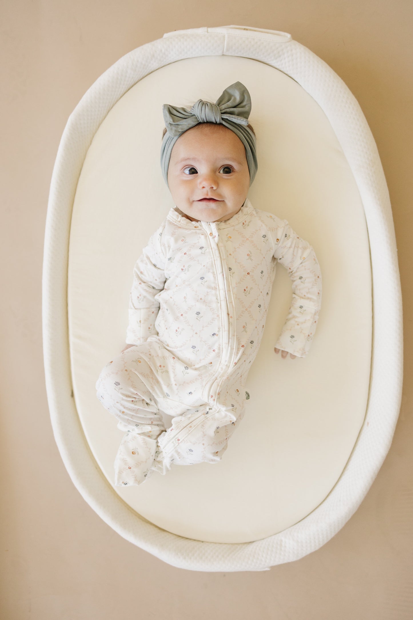 Vintage Blooms Bamboo Zippy Pajamas