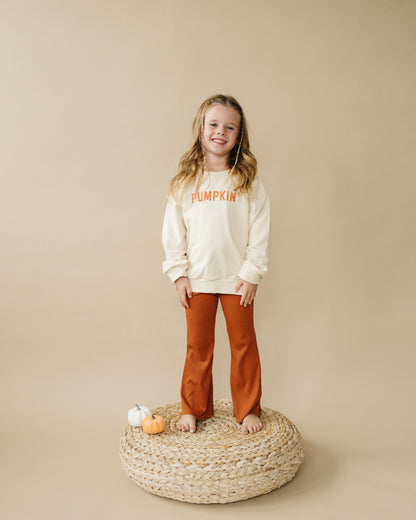 Cream ‘Pumpkin’ Crewneck Sweatshirt