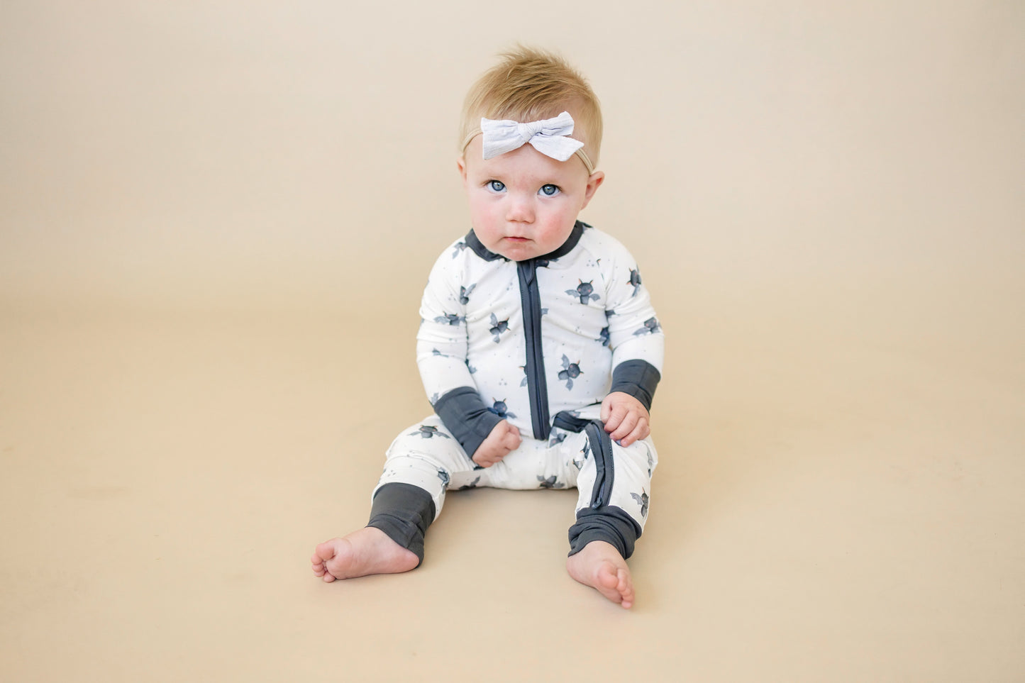 Batty for Bedtime Bamboo Zippy Romper *Newborn only