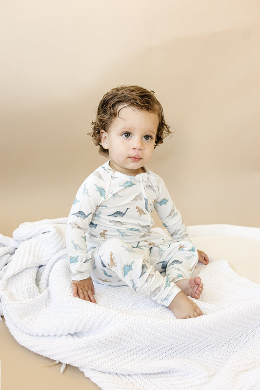 Snugglesaurus Bamboo Zippy Pajamas