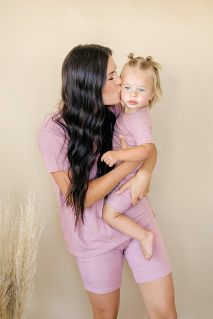 Women's Ribbed Bamboo Pajama Top & Bottoms - sold as separates