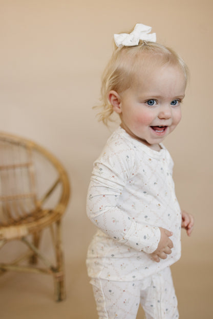 Vintage Blooms Bamboo Zippy Pajamas