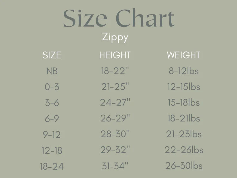 Vintage Blooms Bamboo Zippy Pajamas