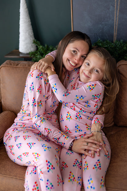 Gumdrop Tree Pink Two Piece Set