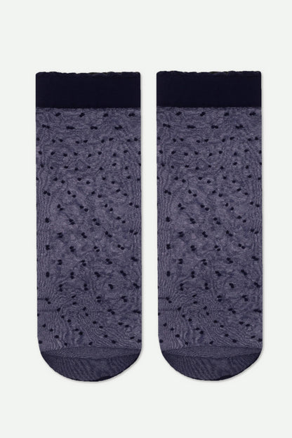 Socks Conte Fantasy - Polka Dot With a Cuff