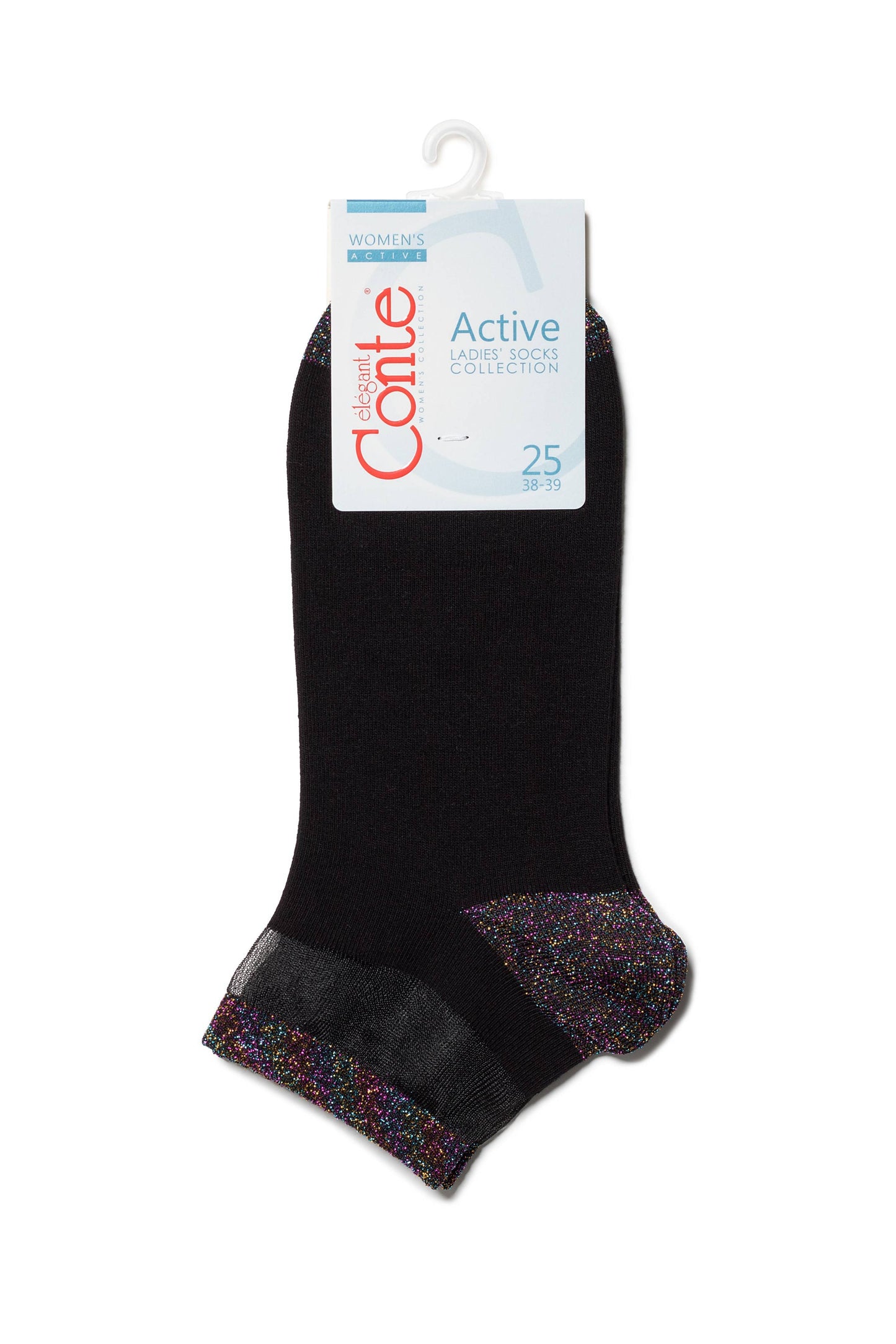 Cotton Ankle Socks Conte Active - 207 with Lurex
