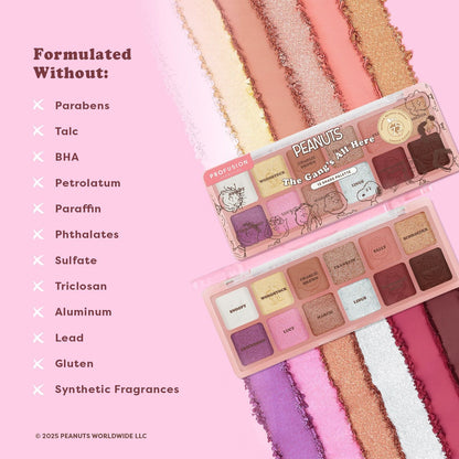 Peanuts 75th | The Gang’s All Here 12 Shade Palette