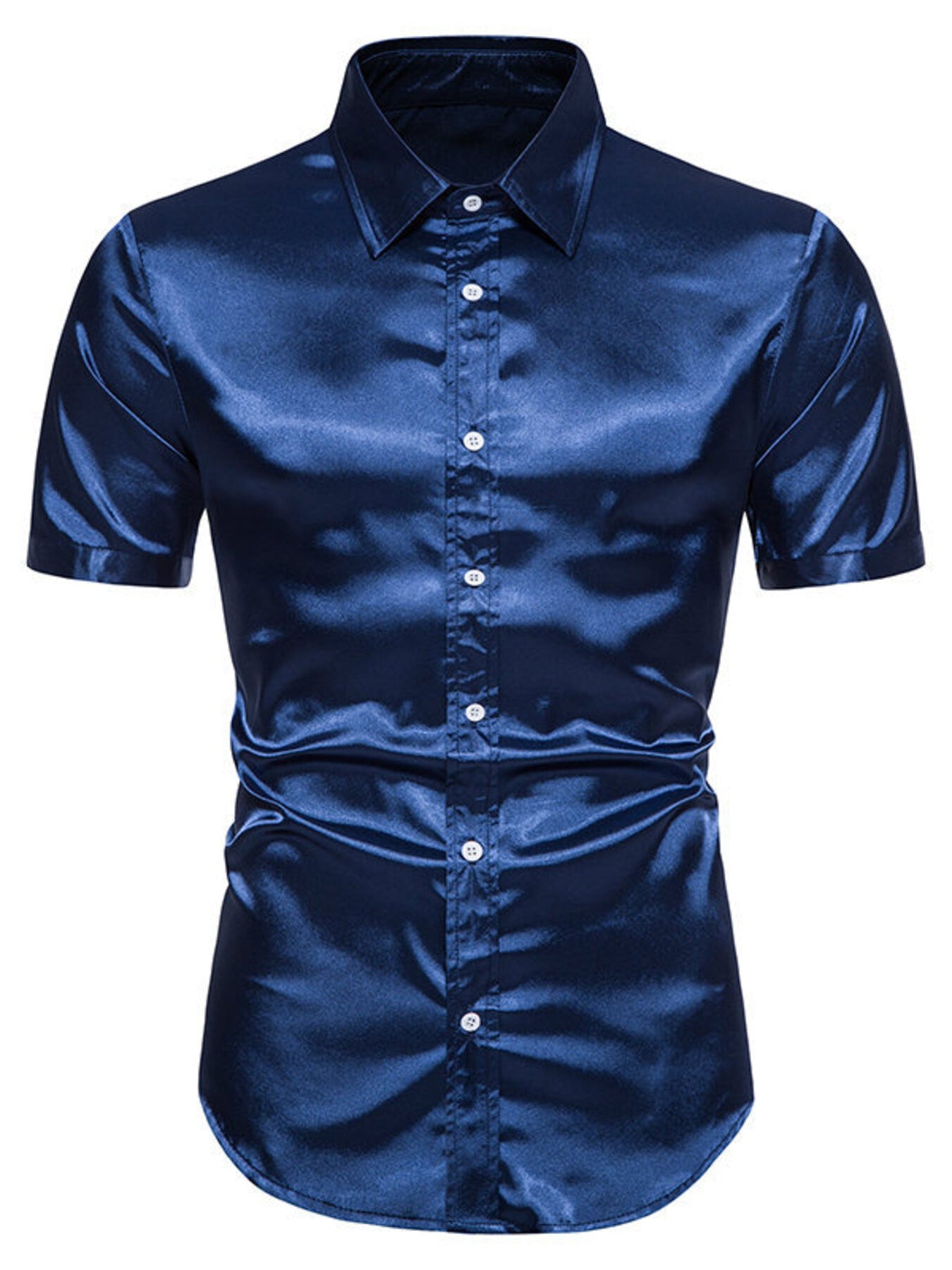 Men's Button Up Short Sleeve Shirt