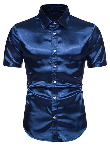 Men's Button Up Short Sleeve Shirt