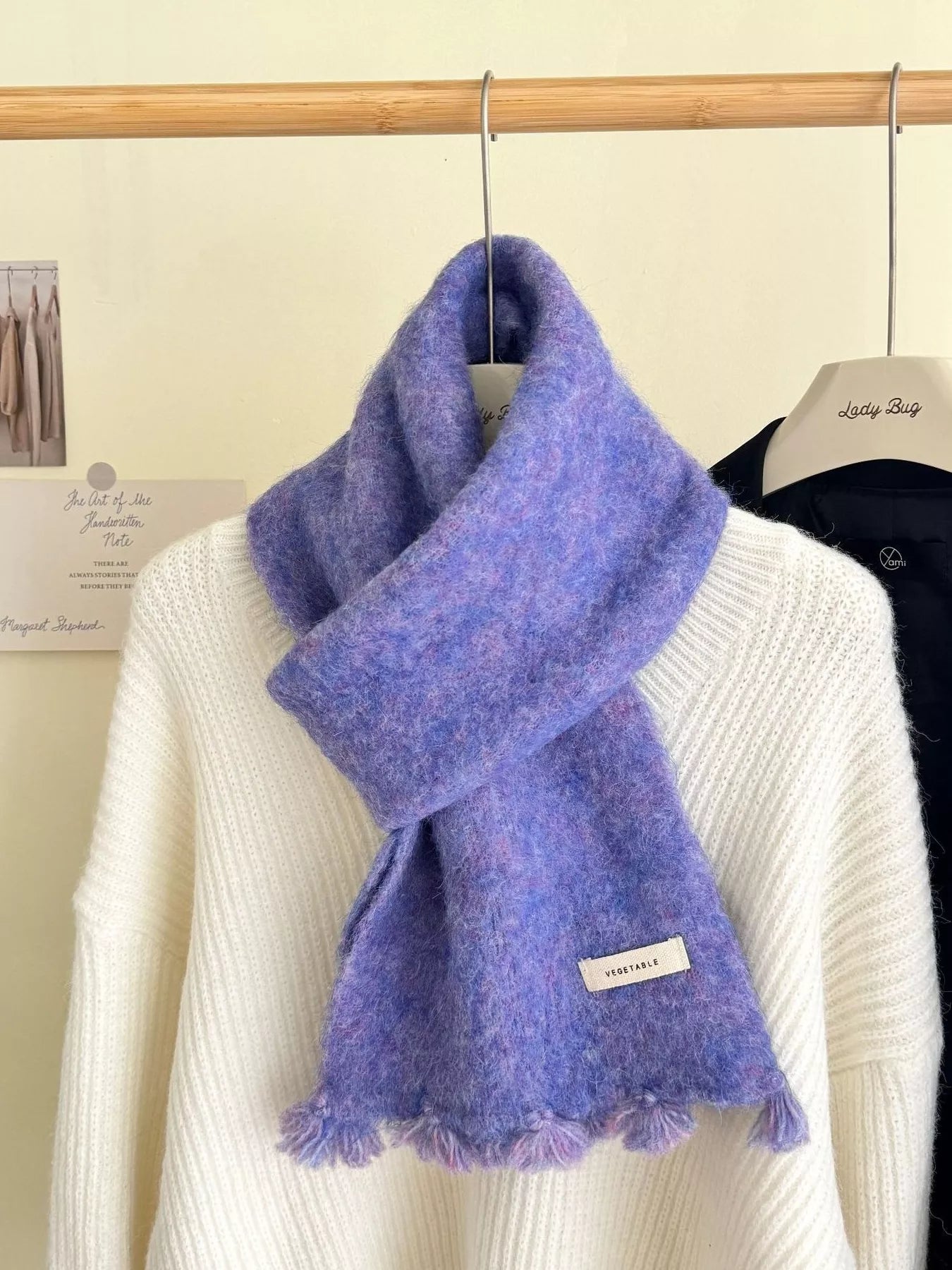 Tassel Knitted Scarf