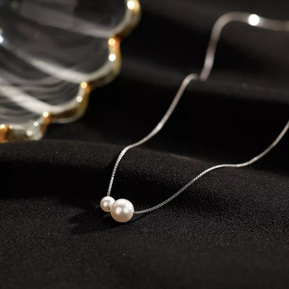 925 Sterling Silver Pearl Necklace