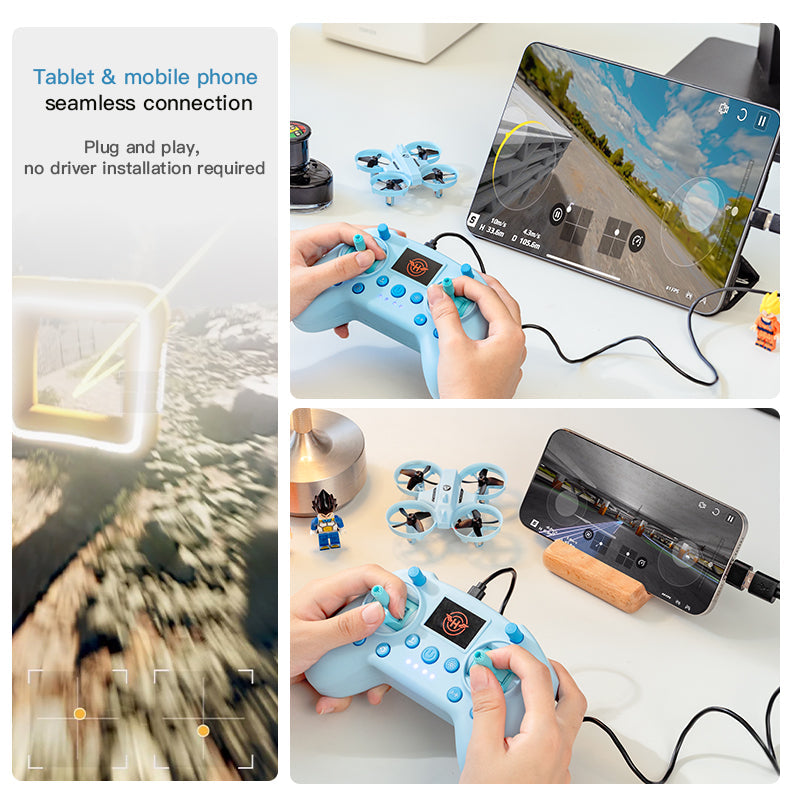 S4 Blue Simulator Dual Electric Drone