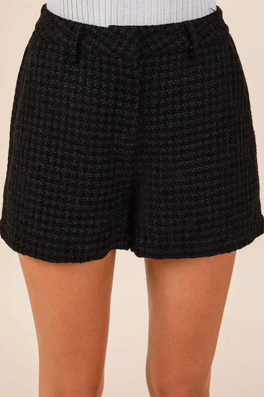 Mittoshop Tweed Classic Shorts with Side Pockets