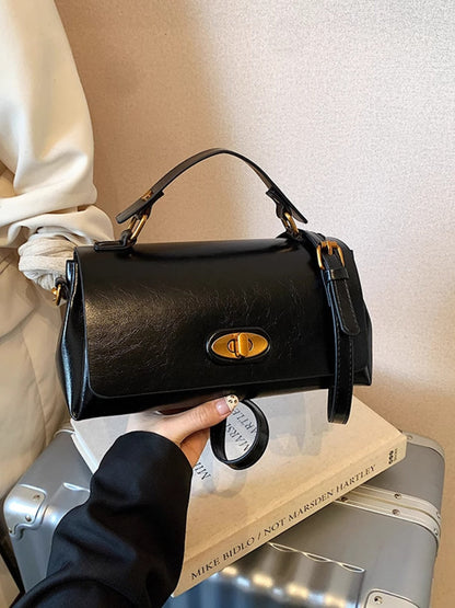 Flap Leather Shoulder Bag
