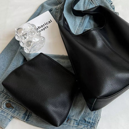 PU Leather Shoulder Bag