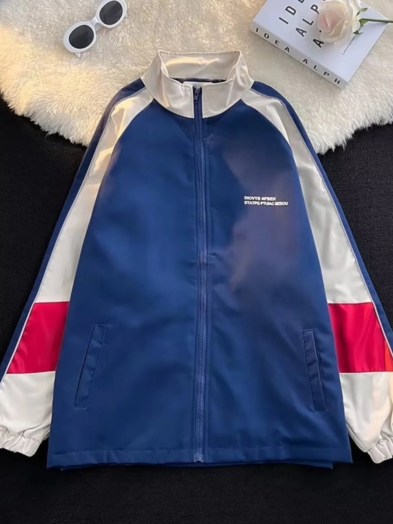 Men's Color Block Zip Up Jacket