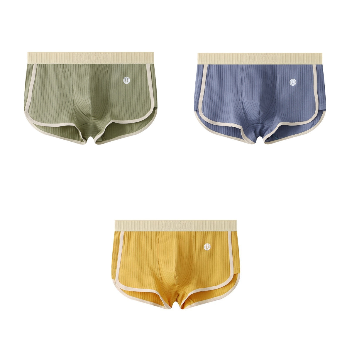 Men's Mid-waist Simple Fashionable Breathable Comfortable Boxers