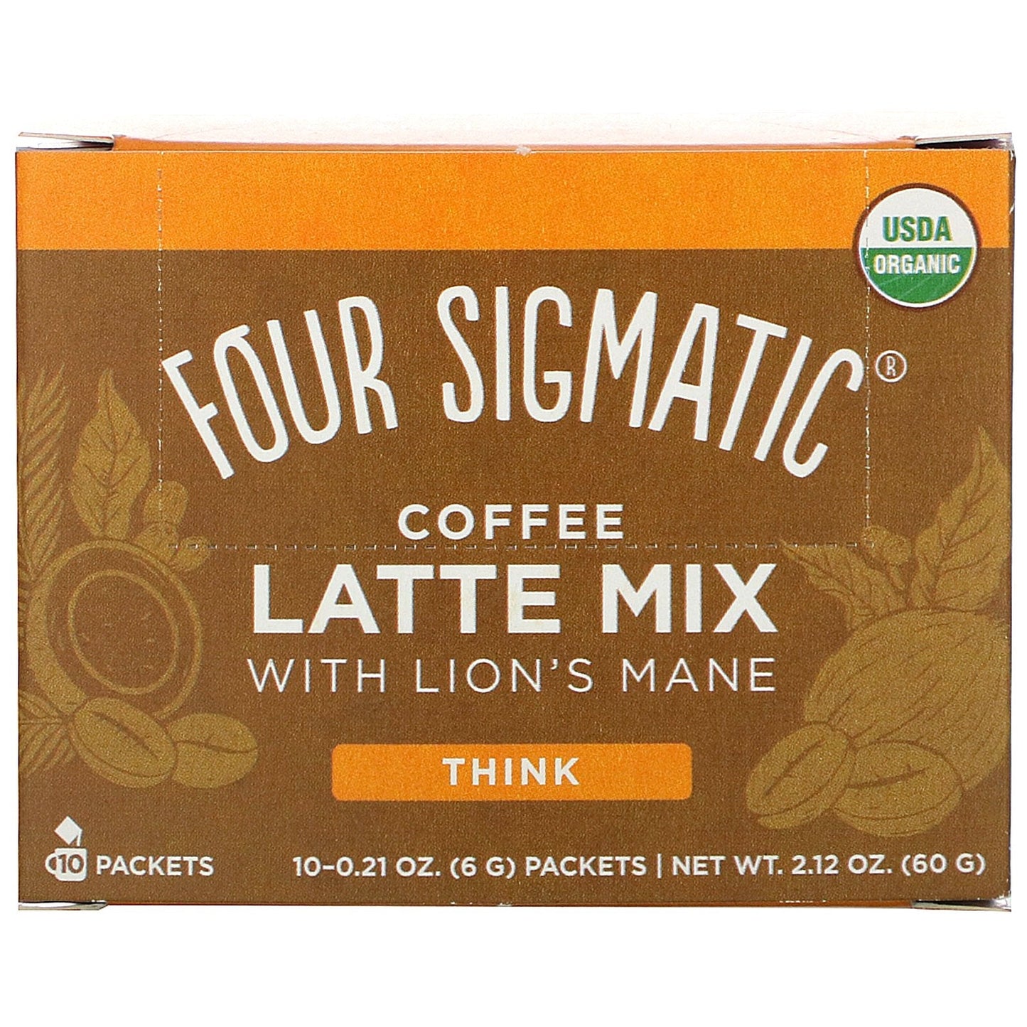 Four Sigmatic Mushroom Latte Mix – Lions Mane (10-Count)