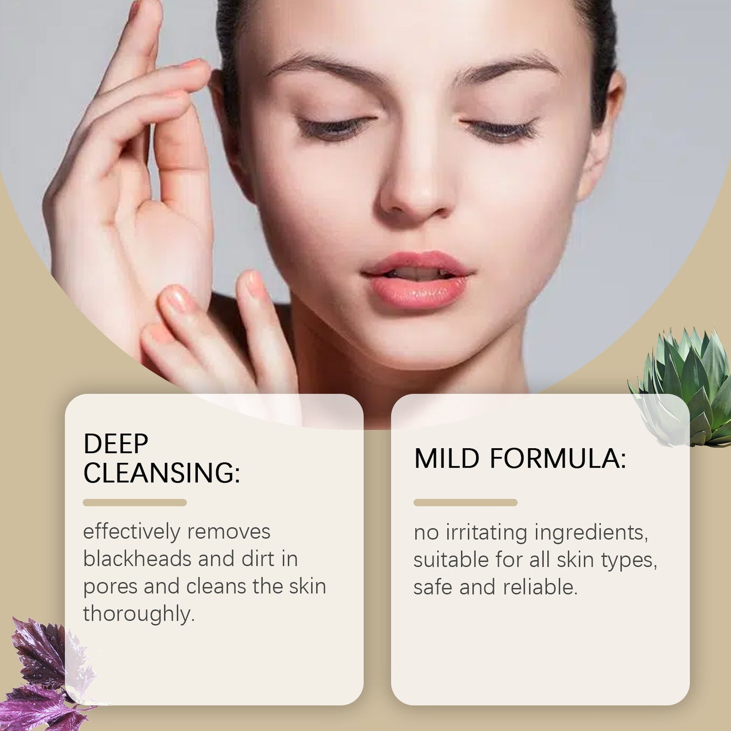Hoygi Pore Blackhead Peel Mask Blackhead Clean And Hydrating Delicate Pore Gentle Facial Cleansing Mask