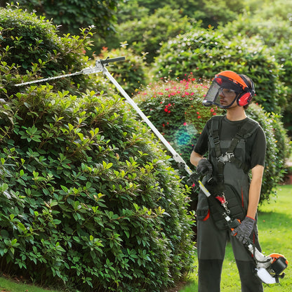 6-in-1 Multi-Functional Trimming Tools Gas Hedge Trimmer 33CC Weed Eater
