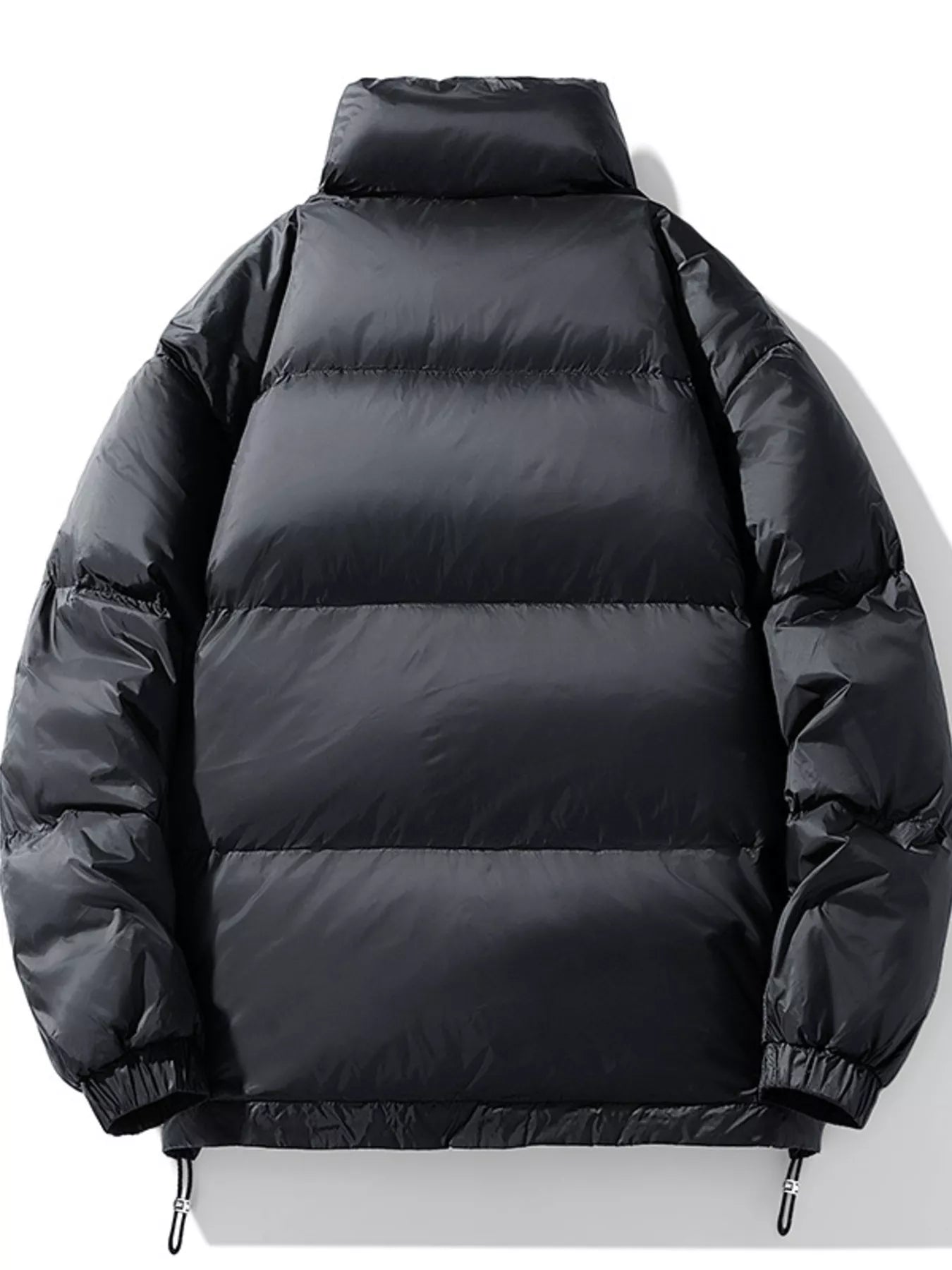 Men's Plus Size Zip Up Winter Puffer Jacket