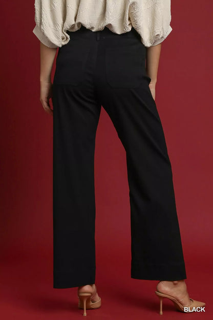 Umgee Button Stretched Pants