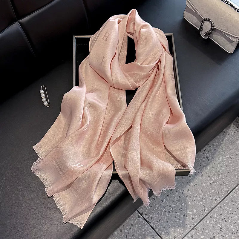 Raw Hem Scarf