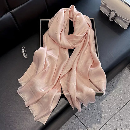 Raw Hem Scarf