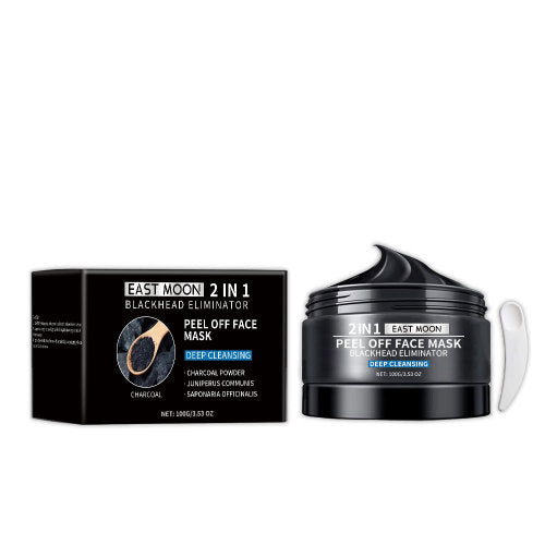 East Moon Bamboo Charcoal Cleansing Mask Gently Cleanses Skin, Horny Blackheads, Moisturizes, Tender And Brightening Mud Mask