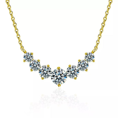 1.7 Carat Moissanite 925 Sterling Silver Necklace