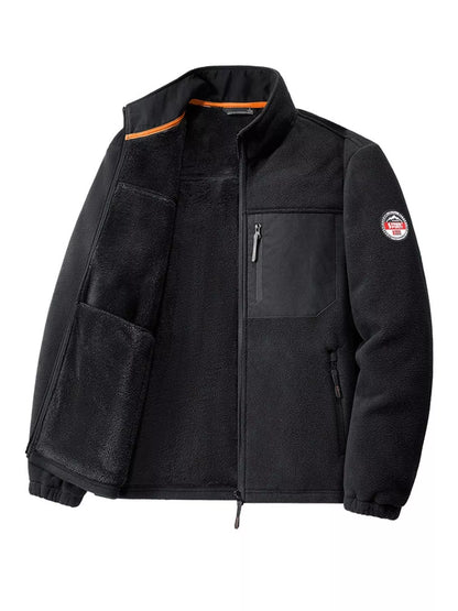 Men's Plus Size Warm Fleece Outdoor Jacket