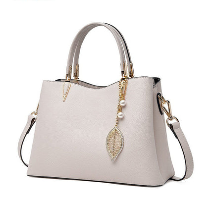 Leather Top Handle Handbag
