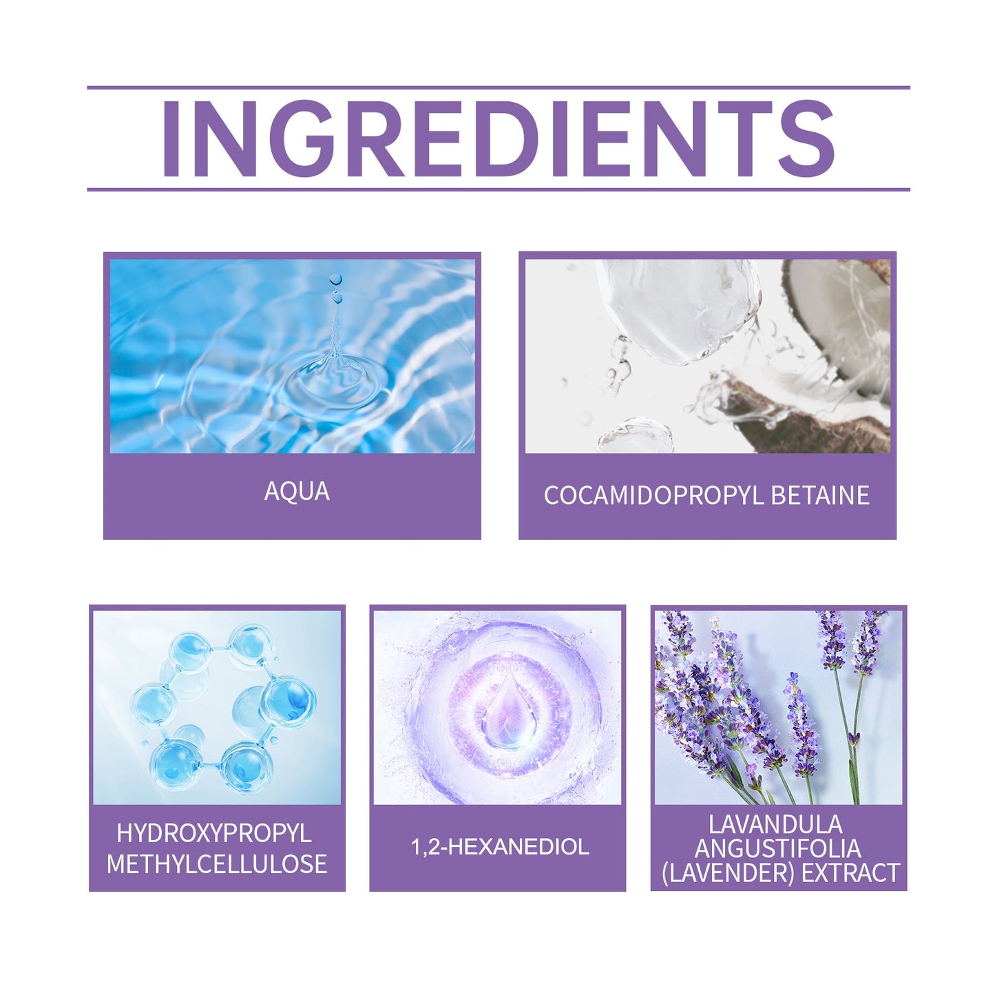 EELHOE  Lavender Moisturizing Shower Gel, Lavender Essence Cleanses And Moisturizes Skin Shower Gel
