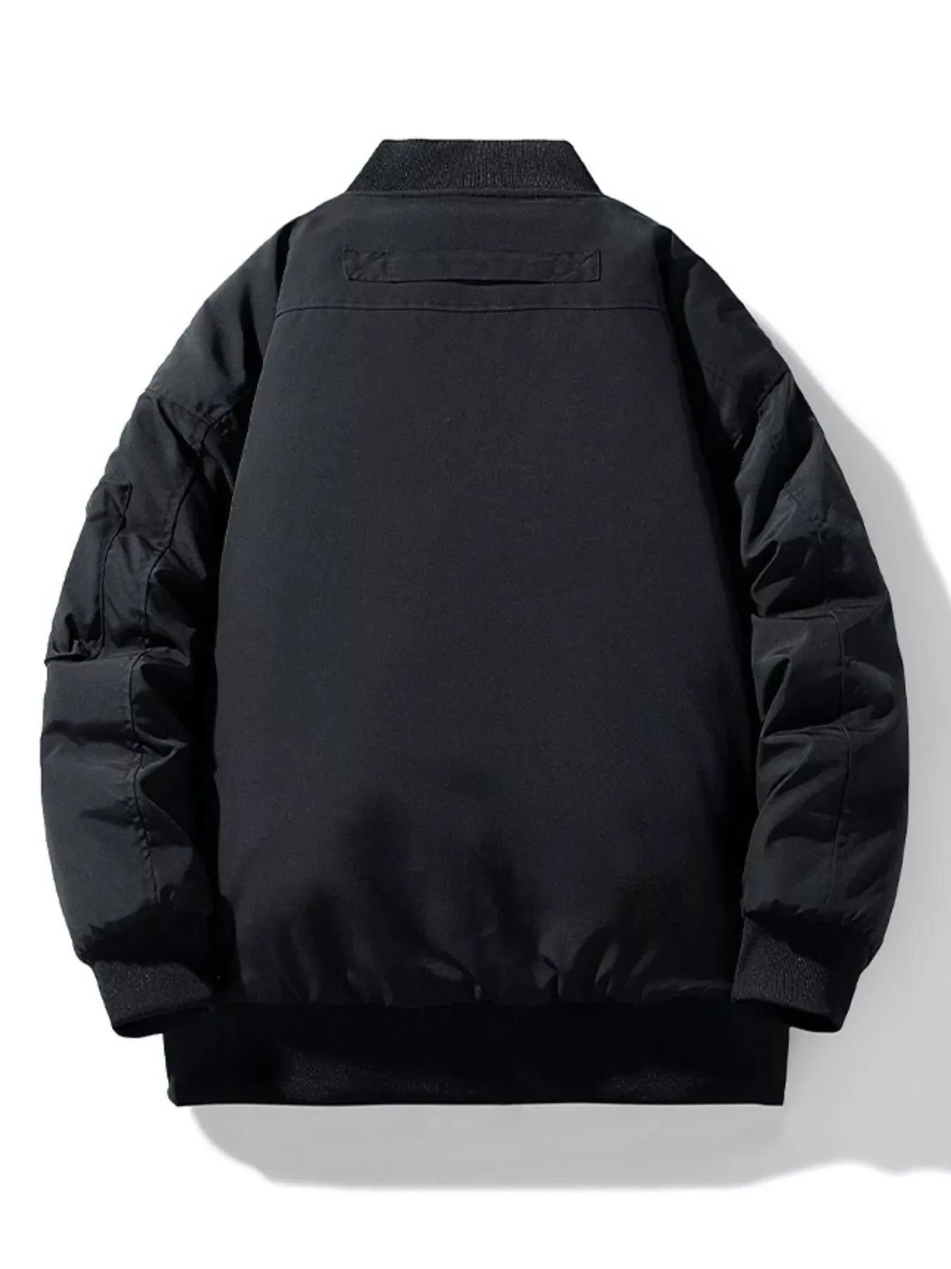 Men's Plus Size Casual Lightweight Padded Bomber Jacket