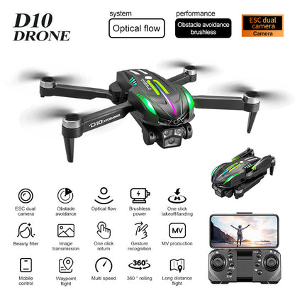 D10 Black Single Electric Drone