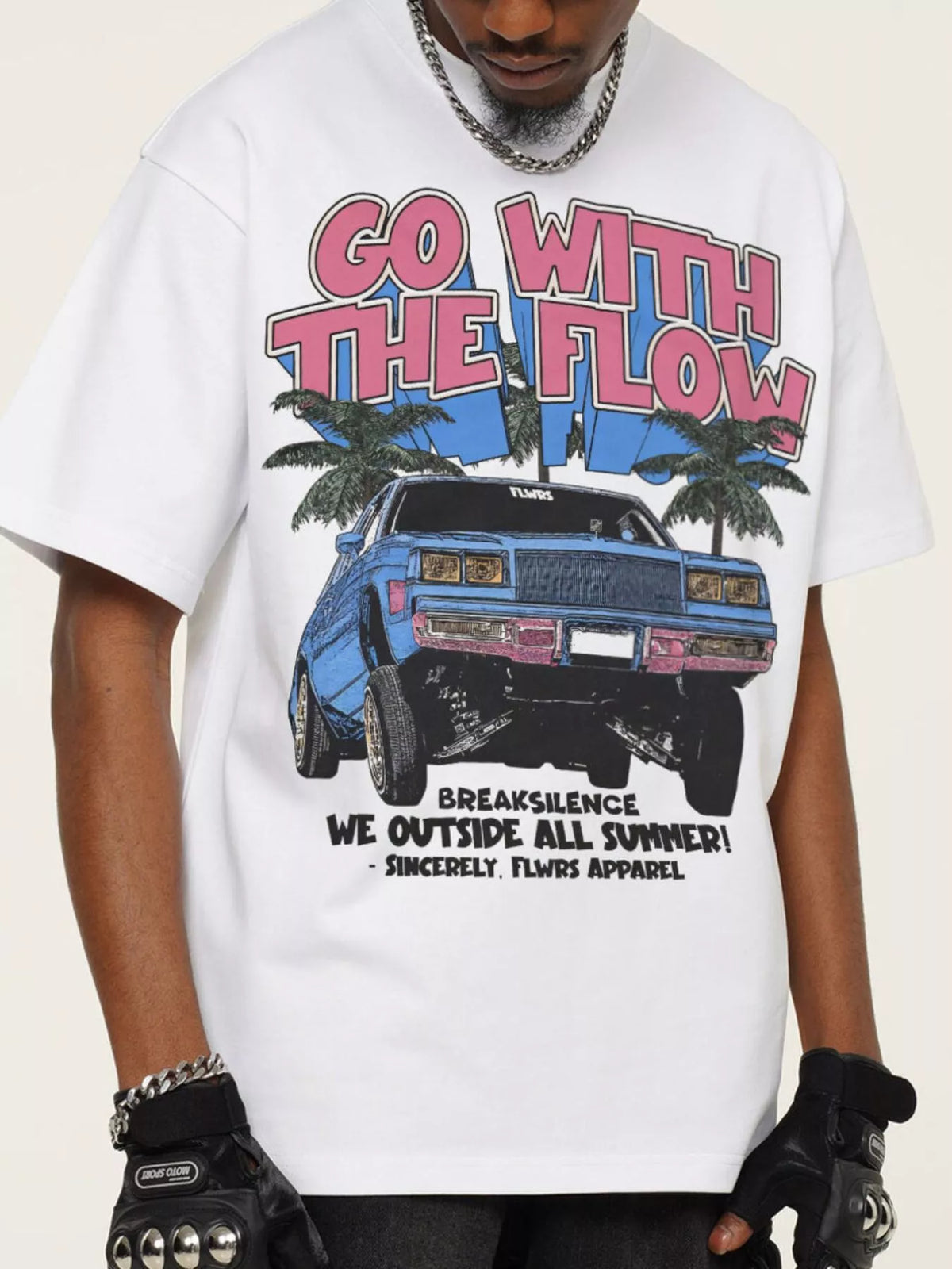 Men's Vintage Washed Graphic Oversized T-Shirt