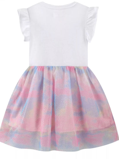 Children's Butterfly Sequin Tutu Dress