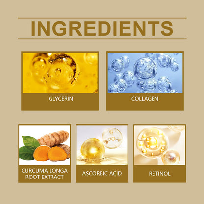 Ouhoe Turmeric And Retinol Beauty Bar Lightens Skin Texture, Brightens Collagen, Moisturizes And Refreshes Skin