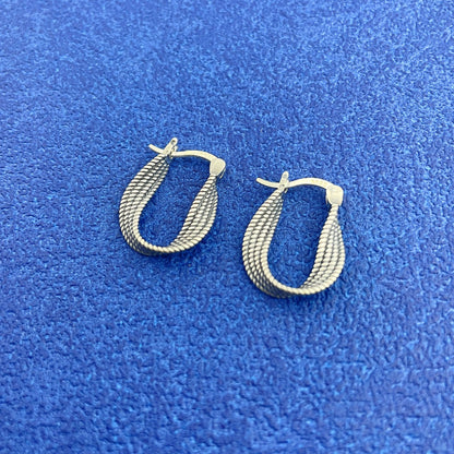 925 Sterling Silver Hoop Earrings