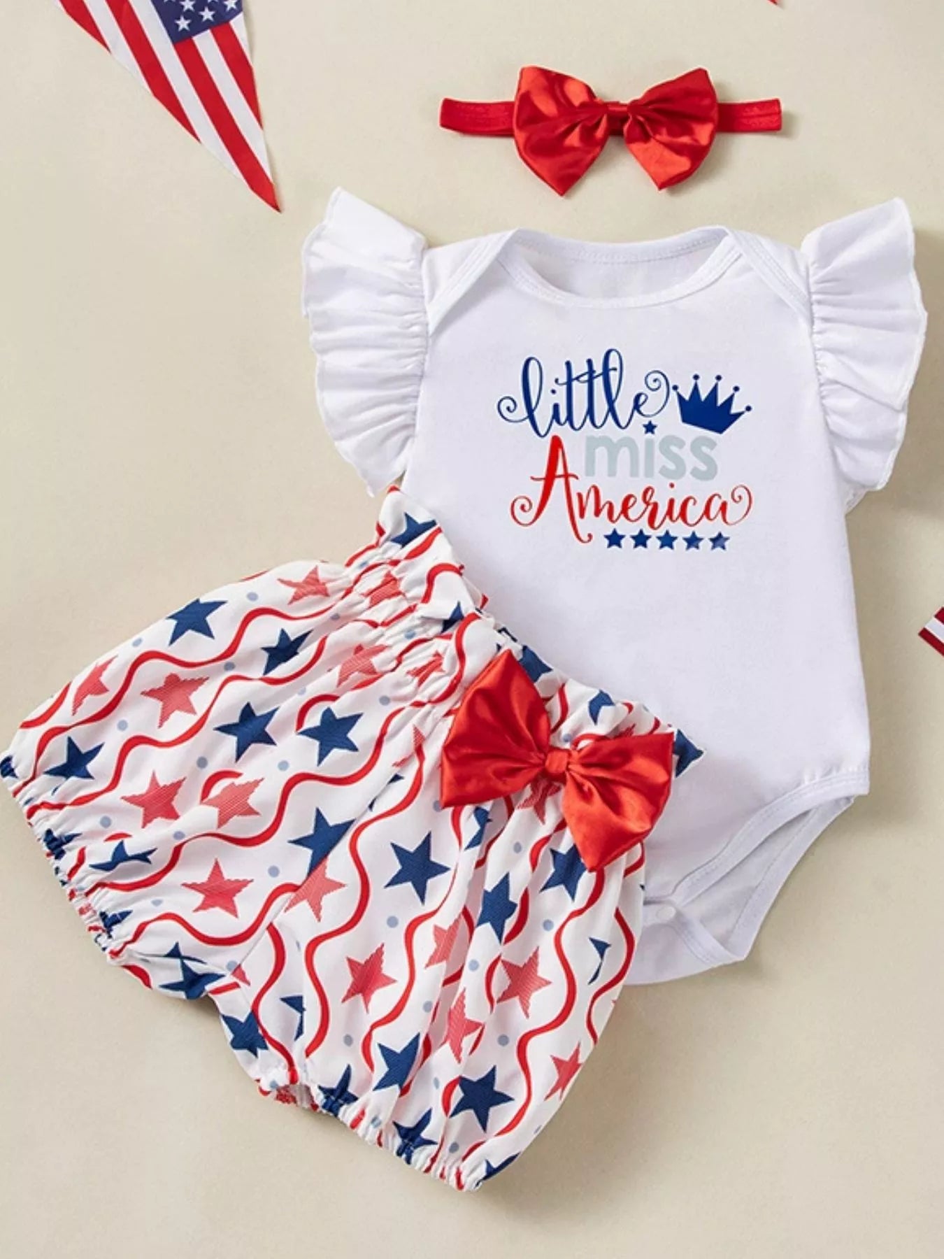 Children's Independence Day Outfit Set