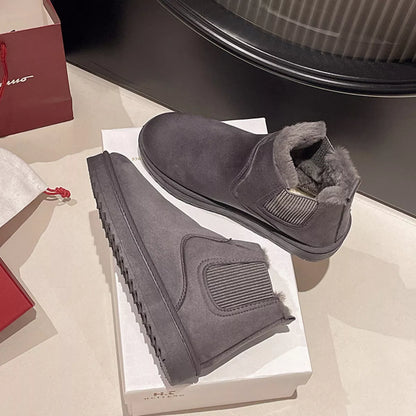 Round Toe Platform Boots