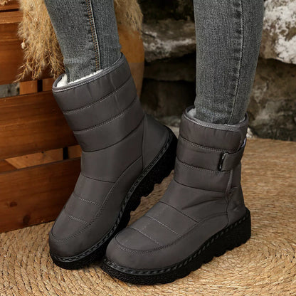 Round Toe Platform Boots